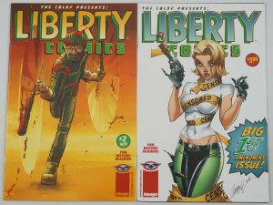 CBLDF Liberty Comics #1-2 VF/NM complete series - J. Scott Campbell the Boys 