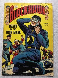 Blackhawk #72  (1954) Very Nice Golden Age, great condition and complete. Rare!