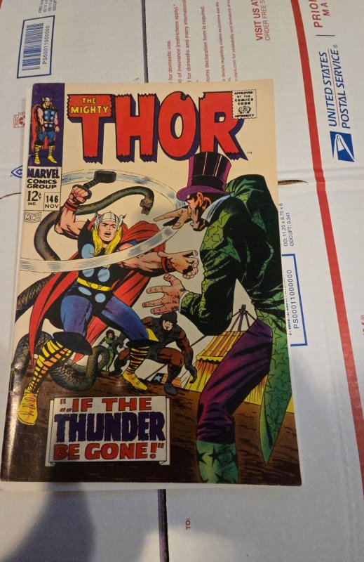 Thor #146 (1967) if thunder be gone and the circus of crime