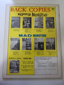 Horror Monsters #7 VG Condition moisture stain bc on spine