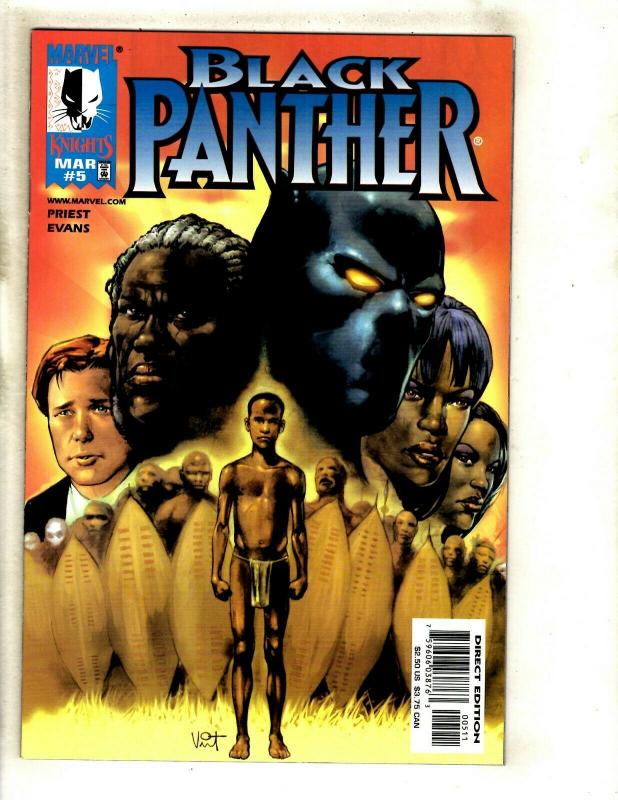 Lot Of 6 Black Panther Marvel Comic Books # 2 4 5 6 7 8 Wakanda GK2