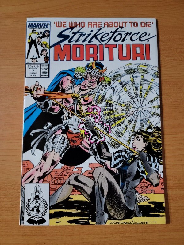 Strikeforce Morituri #7 Direct Market Edition ~ NEAR MINT NM ~ 1987 Marvel Comic