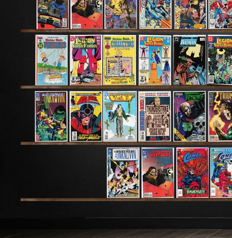 Huge Lot 150+ Comics with Checkmate, The Shadow, The Comet & More!