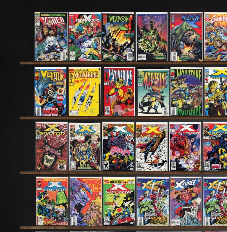 Huge Lot 140+ Comics with X-Factor, X-Force, X-Men, The Uncanny X-Men & More!