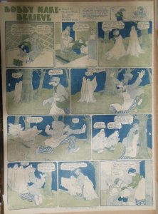 Bobby Make Believe by Frank King 3/25/1917 Full Size ! Very Rare Fantasy Strip