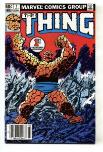 THE THING #1 comic book 1983 First issue Marvel NEWSSTAND VARIANT