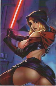 Totally Rad Wars Liam Harris FULL Nude Virgin Variant Jedi / Star Wars Cover NM