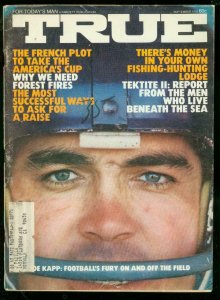 TRUE PULP MAGAZINE-9/1970-AMERICA'S CUP-NFL-TEKTITE II  VG