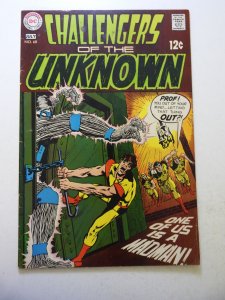 Challengers of the Unknown #68 (1969) VG Condition stains fc