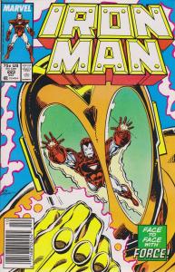 Iron Man (1st Series) #223 (Mark Jewelers) VF; Marvel | save on shipping - detai