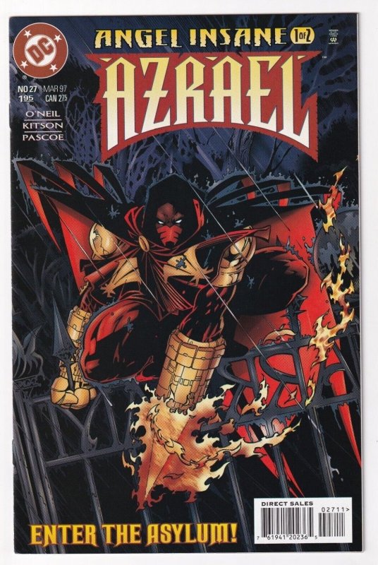 Azrael #27 Angel Insane March 1997 DC Dennis O'Neil Kitson Pascoe