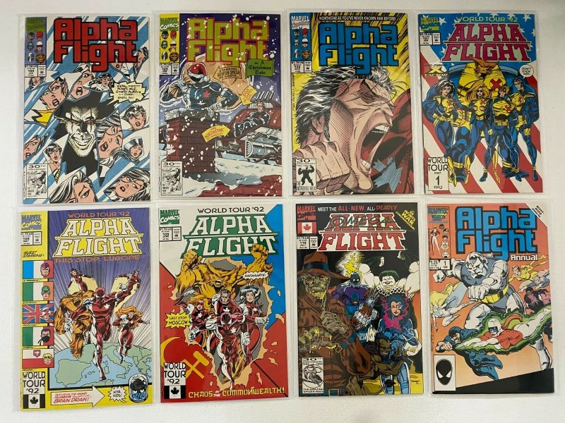 Alpha Flight #2-110 lot Marvel 50 pieces average 7.0 (range 6-8) (1983 to 1992)