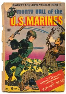 Monty Hall Of The Us Marines #1 1951- Canadian- Pin-ups FAIR