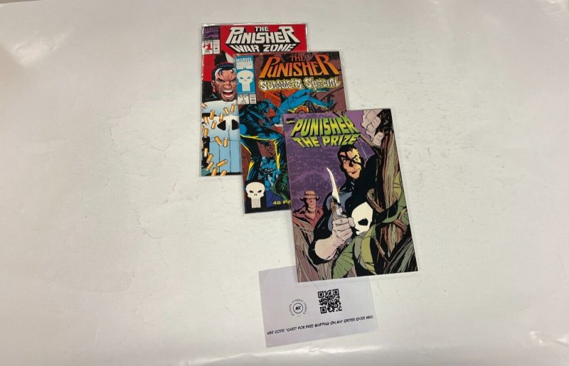 3 Punisher Marvel Comics books The Prize Summer Special #1 War Zone #1 83 JW28