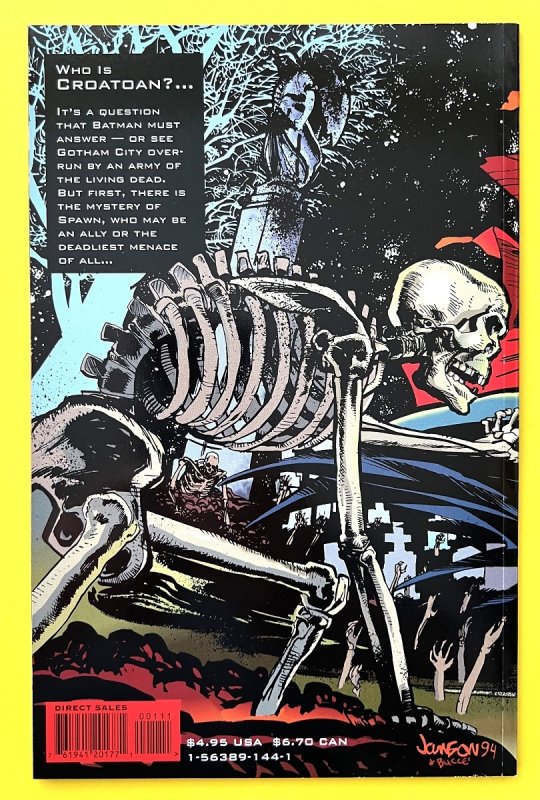 BATMAN SPAWN WAR DEVIL 1 (1994) B3