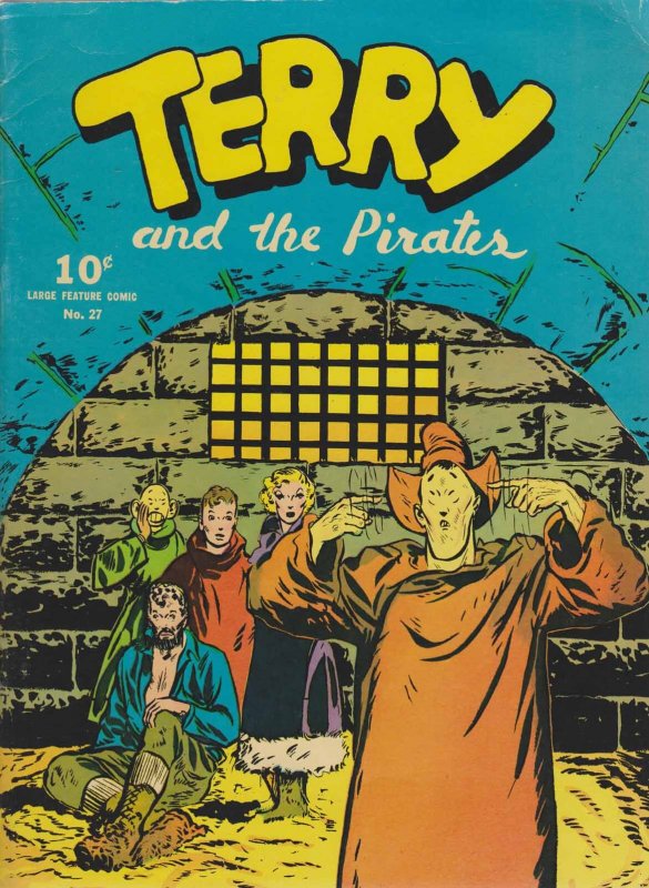 Large Feature Comics (1st Series) #27 (2nd) FN ; Dell | Terry and the Pirates