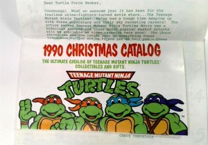 Teenage Mutant Ninja Turtles Turtle Force CHAOS CHRONICLES 3 1990 X-mas Catalog