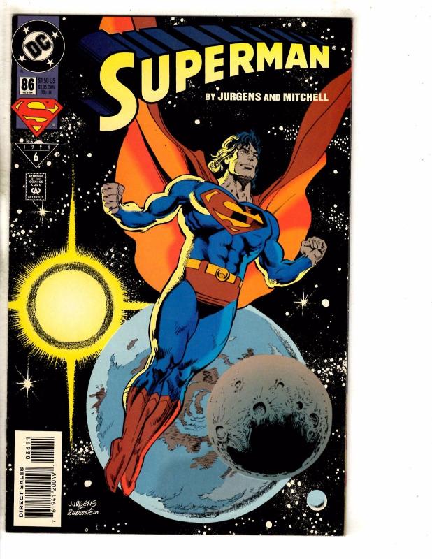 10 Superman DC Comic Books # 80 81 82 83 84 85 86 87 88 89 Batman Flash PP8