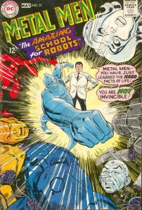 Metal Men #31 GD ; DC | low grade comic May 1968 School For Robots