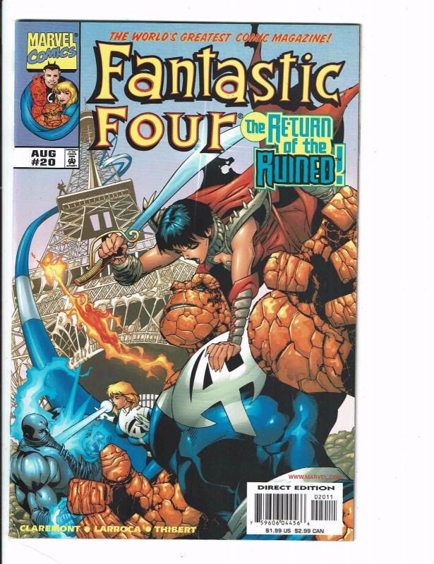 Lot of 8 Fantastic Fourt Marvel Comic Books #17 19 20 21 22 23 24 26 BH28 