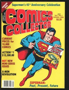 Comics Collector-Spring-1983-1st-First issue-Superman issue-X-men Revolution-...