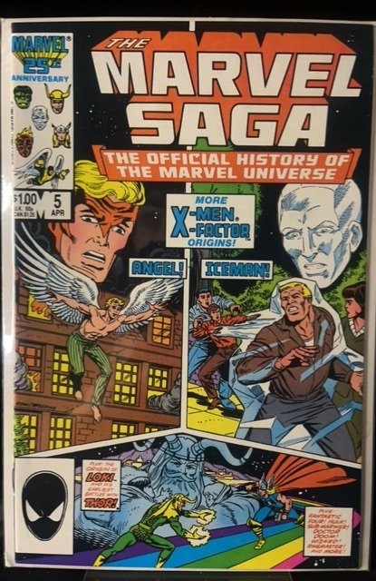 The Marvel Saga The Official History of the Marvel Universe #5 (1986)