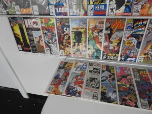 Huge Lot 130+ Comics W/ Superman, Captain America, Wonder Woman Avg VF- Cond!!