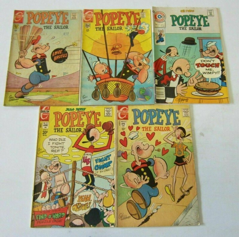 Popeye comic lot 22 different 4.0 VG