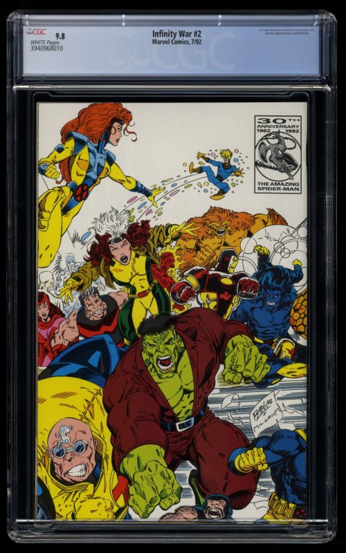 Infinity War #2 CGC NM/M 9.8 White Pages