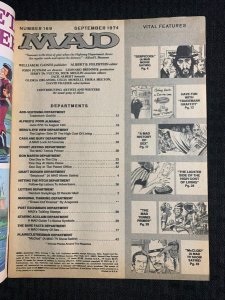 1974 MAD Magazine #169 VG+ 4.5 Alfred E Neuman / Special Cop Out Issue