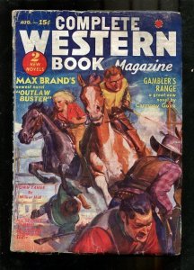 Complete Western--August 1937--Pulp Magazine--Red Circle--G
