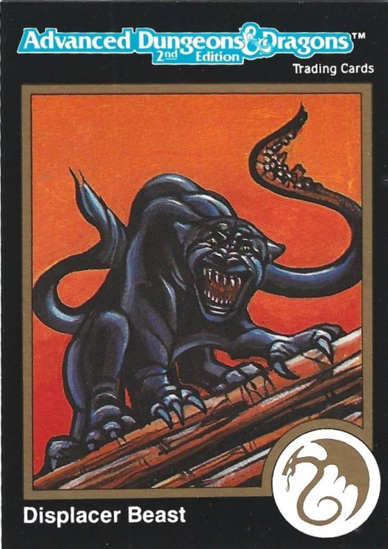 1991 TSR Dungeon and Dragons Trading Card #507 Displacer Beast