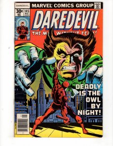 Daredevil #145 (7.5-8.0) 1977 DEADLY IS THE OWL BY NIGHT!     / ID#739