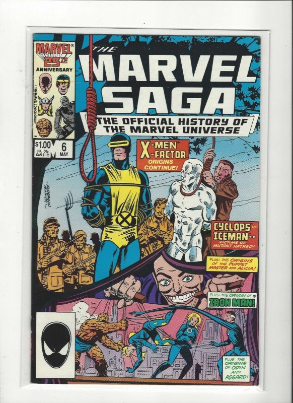 The Marvel Saga the Official History of the Marvel Universe #6 VF/NM