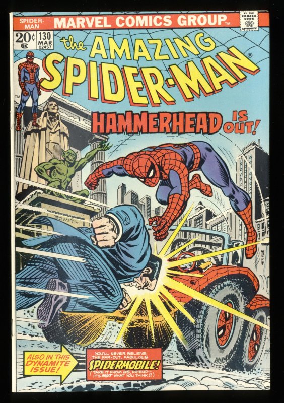 Amazing Spider-Man #130 NM- 9.2 Hammerhead!