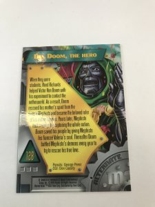 DR. DOOM #128 card: Marvel Metal 1995 Fleer Chromium; NM/M Fantastic Four, base