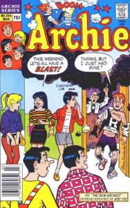 Archie #355 FN ; Archie | March 1988 Chemistry Class Cover