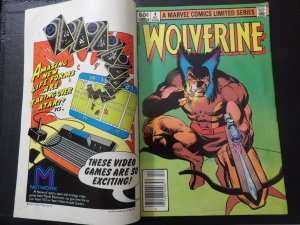 Wolverine #4 Error Double Cover Variant (1982) Marvel VG+ Frank Miller