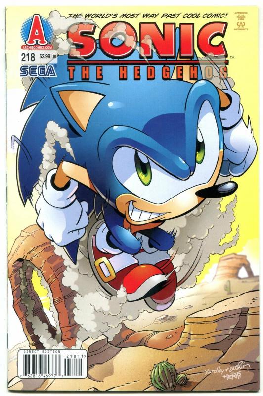 SONIC THE HEDGEHOG #218 2010--Archie Comics-Sega