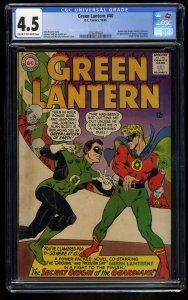 Green Lantern #40 CGC VG+ 4.5 Cream To Off White DC Comics