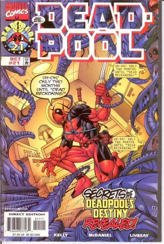 DEADPOOL (1997) 21 VF-NM Oct. 1998 COMICS BOOK