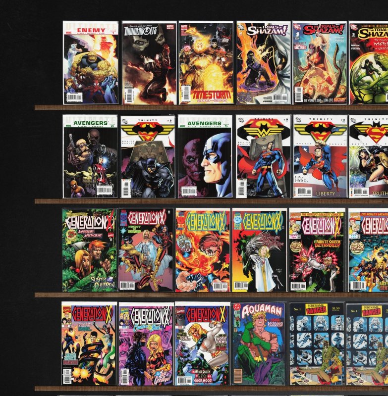 Huge Lot 150+ Comics with Generation X, X-Factor, Trinity, Iron Man & More!