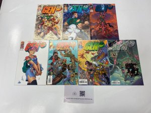 7 Gen13 IMAGE comic books #13A 13B 13C 14 15 18 20 24 LP1