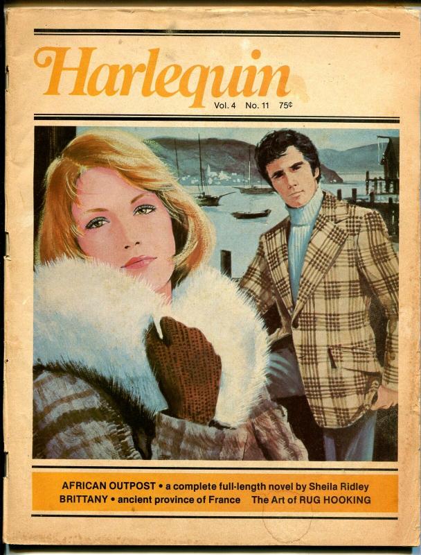 Harlequin Vol. 4 #11 1976-romantic pulp fiction-based on paperback books-G/VG