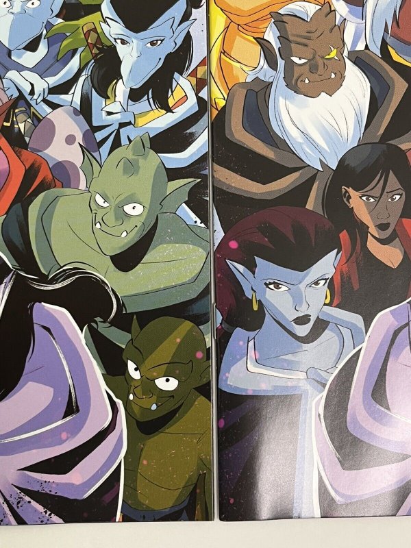 GARGOYLES #1 1:25 VIRGIN KAMBADAIS + 1:10 COLOR SET DYNAMITE IN-HAND PROSHIPPER