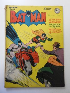 Batman #34 (1946) VG+ Condition!