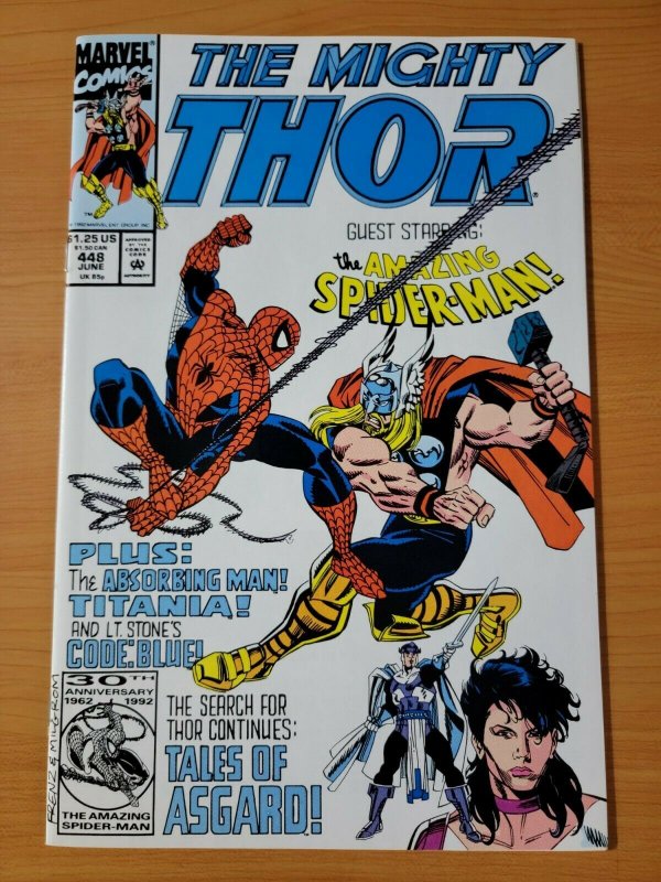 The Mighty Thor #448 Direct Market Edition ~ NEAR MINT NM ~ 1992 Marvel Comics 