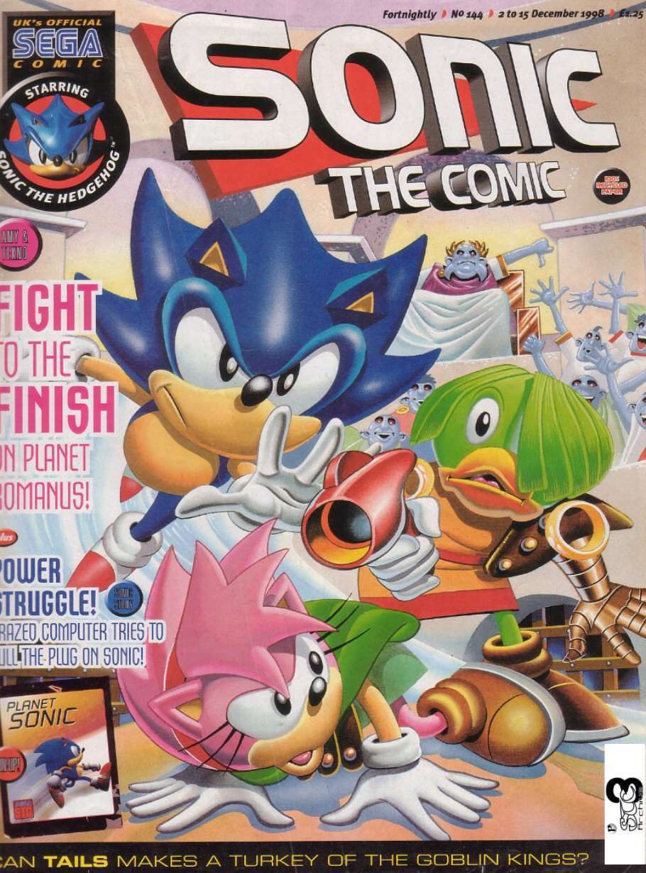 Sonic the Comic #168 VF ; Fleetway Quality Comic Book 