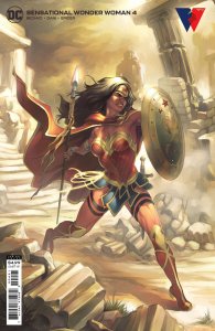 SENSATIONAL WONDER WOMAN #4 CVR B MEGHAN HETRICK CARD STOCK VARIANT