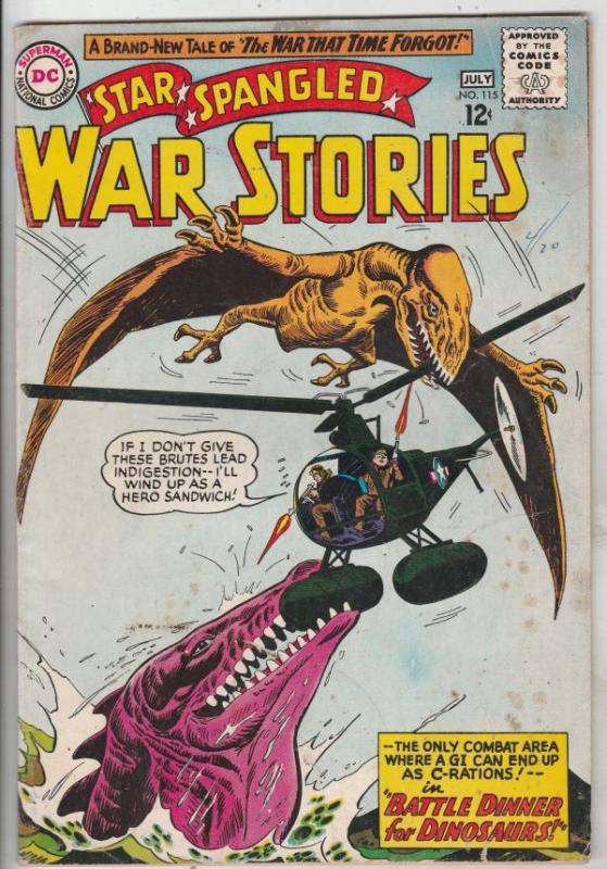 Star Spangled War Stories #115 (Jul-64) VG/FN Mid-Grade War That Time Forgot ...